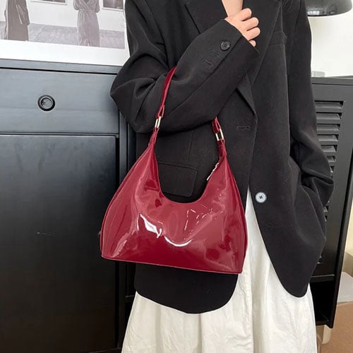 Trendy Fashionable Bag - Maroon