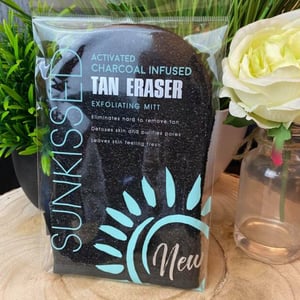 Sunkissed Activated Charcoal Infused Tan Eraser Exfoliating Mitt