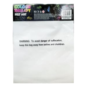 Colour Therapy Felt Art With Pens  11" x 15"