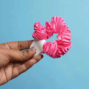 Scrunchie Soft Hand & Hairband - Hot Pink