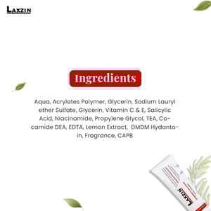 Laxzin Vitamin C Brightening Facial Cleanser 100ml