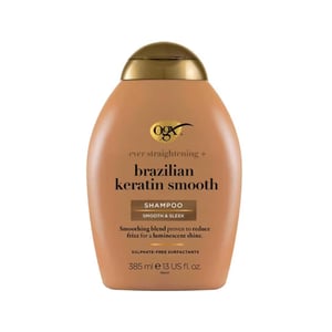 OGX Ever Straightening + Brazilian Keratin Smooth Shampoo 385ml•