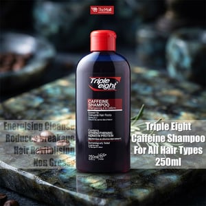 Triple Eight Caffeine Shampoo For All Hair Types 250ml