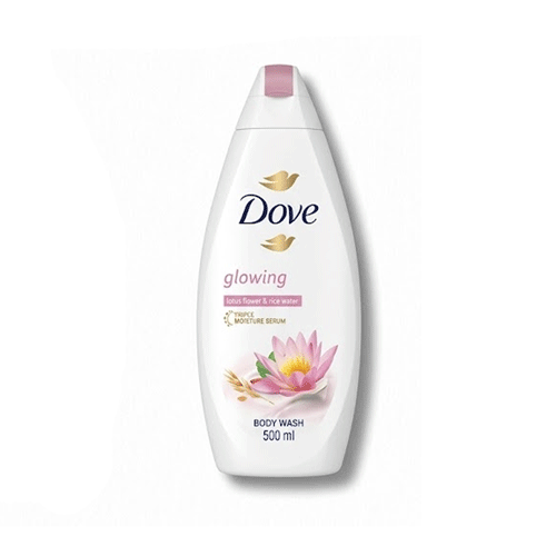 Dove Glowing Body Wash With Lotus Flower Extract And Rice Water 500ml ▪