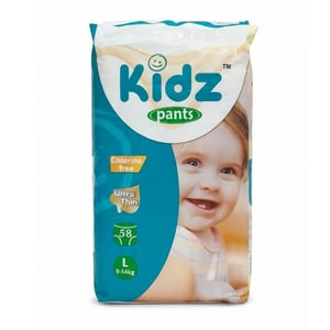 Kidz Pant Diaper L (9-14 kg) - 58 Pcs •