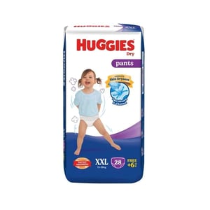 Huggies Dry Pants XXL (15-25KG) 34pcs•
