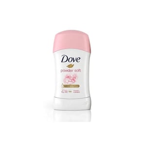 Dove Powder Soft Antiperspirant Deodorant Stick 40g •
