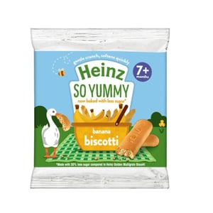 Heinz So Yummy Banana Biscotti (7+ Months) 60g•