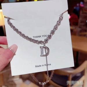 Personality D Letter Pendant Necklace (31)