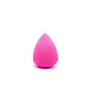 Water Drop Shape Makeup Sponge With Box - Deep Pink