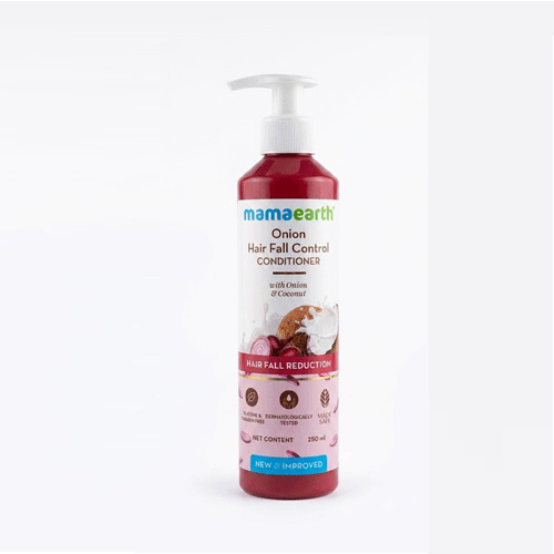 Mamaearth Onion Hair Fall Control Conditioner With Onion And Coconut 250ml •