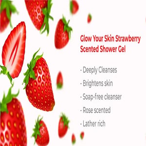 Skin'O Glow Your Skin Strawberry Scented Shower Gel 220ml •