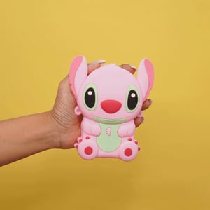 Stich Mini Baby Silicon Bag - Baby Pink
