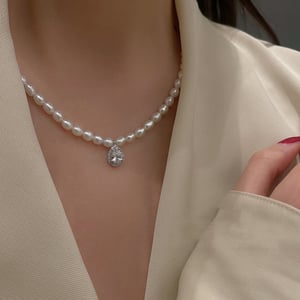 Double Layer Detachable Clavicle Chain (24009)
