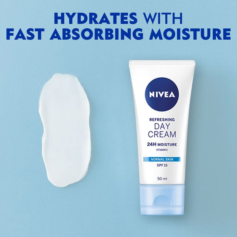 Nivea Refreshing Day Cream SPF15 Normal Skin 50ml