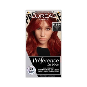 L'Oreal Paris Preference Les Vivid Permanent Haircolour - 5.664 Cherry Red•