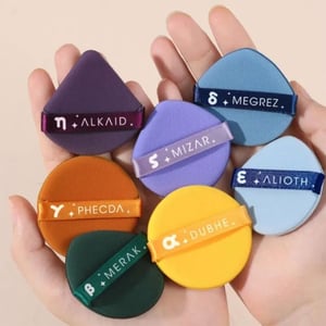 Multicolour Makeup Puff 7pcs Set