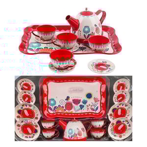 Boutique 15pcs Tea Set (3+ Age) - Red