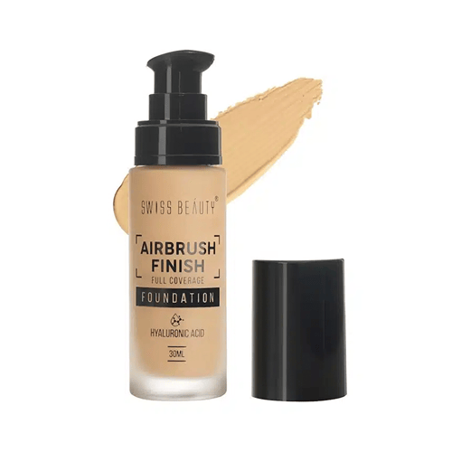 Swiss Beauty Airbrush Finish Full Coverage Foundation 30ml - 2 Fair Ivory