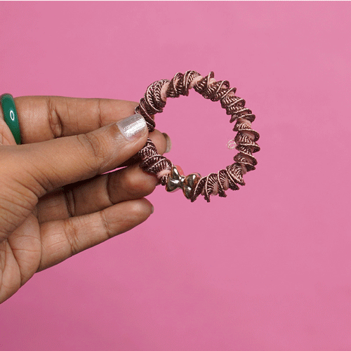 Scrunchie Hair Band - Nude Pink