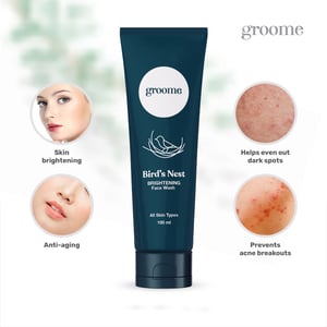 Groome Bird’s Nest Brightening Face Wash - 100ml