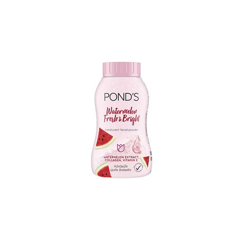 Pond's Watermelon Fresh & Bright Translucent Facial Powder 50g •