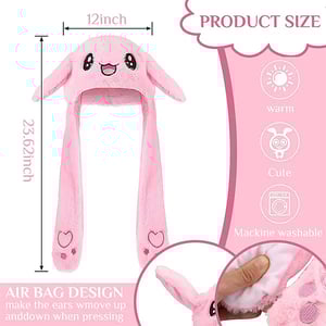 Ear Pop Up Lighting Cap - Pink Jigglypuff