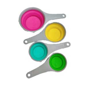 Foldable Silicone Measuring Cup 4pcs Set