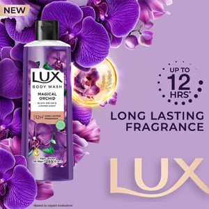 Buy 3 Lux Shower Gel Get 3 Loofa And Travel Bag Free (Black Orchid, Orange Blossom, French Rose)