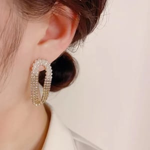 Fashion Exquisite Pearl Diamond Earring (240015)