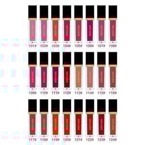 Beauty Glazed Matte Liquid Lipstick - 121 Military Red