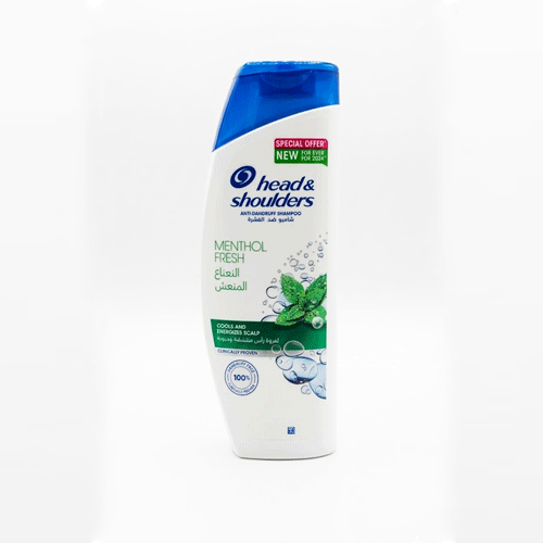 Head & Shoulders Menthol Fresh Anti Dandruff Shampoo 350ml •