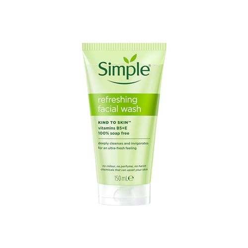 Simple Kind To Skin Refreshing Facial Wash 150ml  •