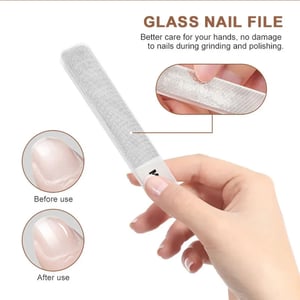 7pcs Manicure Set Box With Holder - Dark Rose Gold