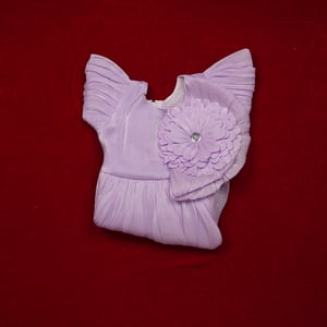 Baby Party Dress (1 - 2.5 Years) - TMEC-01 Purple