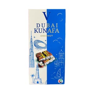 Dubai Kunafa Coconut Chocolet Bar 100g  •