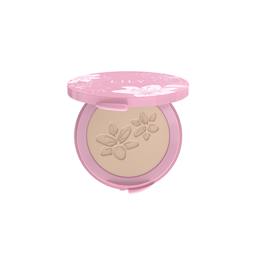 Lily Flawless Matt 3 Way Compact Powder 10g - Oat 002