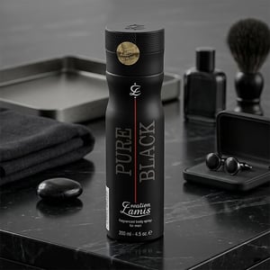 Creation Lamis Pure Black Perfume For Men 200ml •