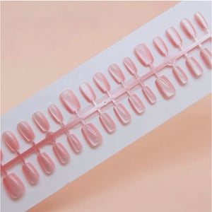 Premium False Nails 30pcs - Glossy Pinky