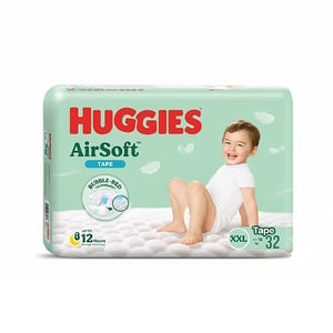 Huggies Air Soft Tape Size-XXL (Over 16kg) 32pcs •