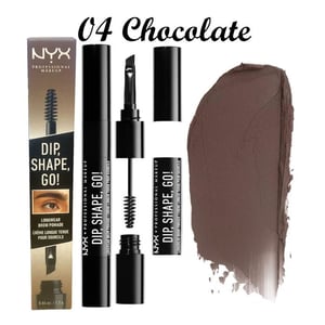 NYX Dip Shape Go Longwear Brow Pomade 1.2g - DSGLB04 Chocolate