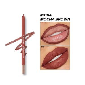 Beauty Glazed Waterproof & Long Lasting Lip Liner 0.6g - Mocha Brown (B104)