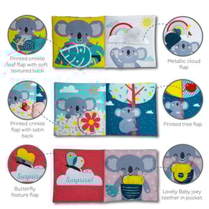 Taf Toys Where Is Joey Book For 6m+ Babies (5954)