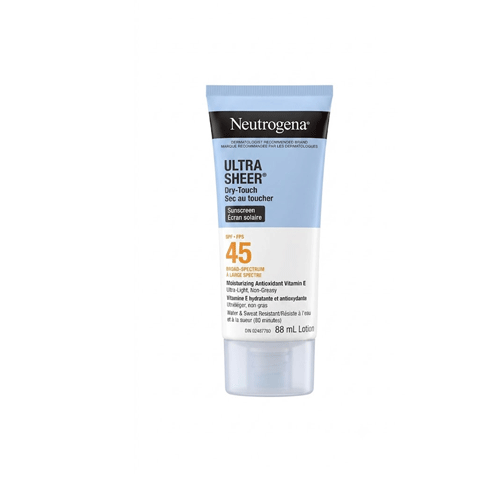 Neutrogena Ultra Sheer Dry-Touch Sunscreen 88ml - SPF 45 •