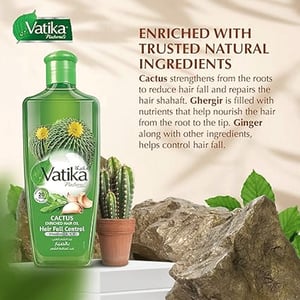 Dabur Vatika Naturals Cactus Enriched Hair Oil 300ml  •