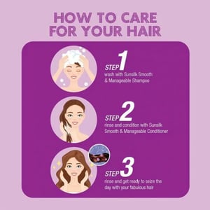 Sunsilk Perfect Straight Shampoo 300ml •