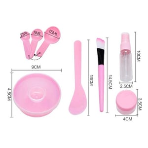 Face Mask Mixing Bowl Set - Pink