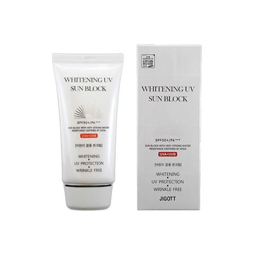 Jigott Whitening UV Sun Block 70ml - SPF 50+ PA+++ •