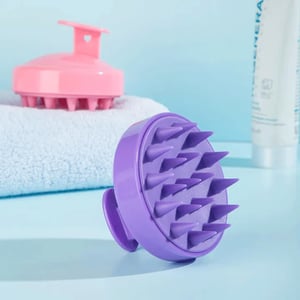 Sweet Beauty Silicone Hair Scalp Massage Brush - Baby Pink