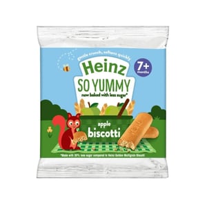 Heinz So Yummy Apple Biscotti (7+ Months) 60g•